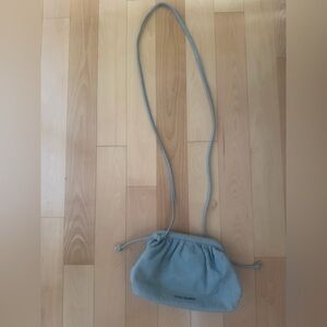 Steve Madden Light Blue Drawstring Crossbody Bag